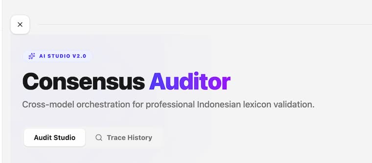 ibahasa.com concensus llm auditor